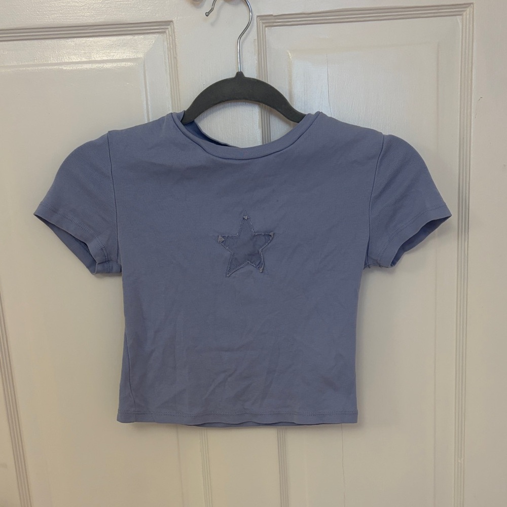 Blue Star Baby Tee